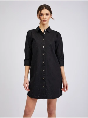 Orsay Black Denim Dress - Women