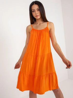 OCH BELLA viscose orange summer dress