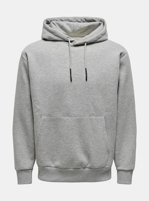 Grey Men's Hoodie ONLY & SONS Ceres - Men