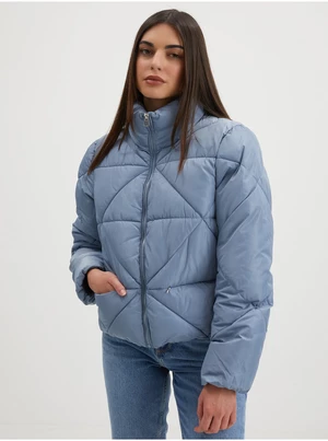 Light blue ladies quilted jacket JDY Levi - Women