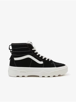 Černé dámské kotníkové kožené tenisky VANS UA Sentry SK8-Hi