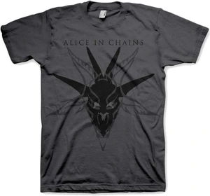 Alice in Chains Tricou Black Skull Unisex Gri cărbune XL