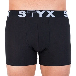 Men's boxers Styx long sports rubber black