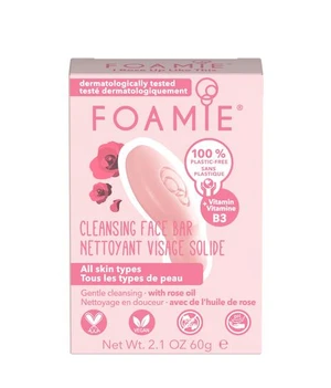 FOAMIE Čisticí syndet na obličej s růžovým olejem na všechny typy pleti I Rose Up Like This 60 g