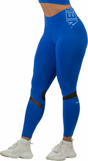 Nebbia FIT Activewear High-Waist Leggings Blue M Fitness pantaloni