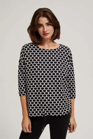 Blouse with a geometric pattern