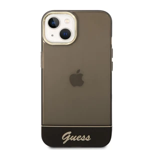 Zadní kryt Guess PC/TPU Camera Outline Translucent pro Apple iPhone 14, černá