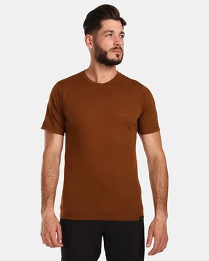 Men's merino wool T-shirt Kilpi SLOPER-M Brown