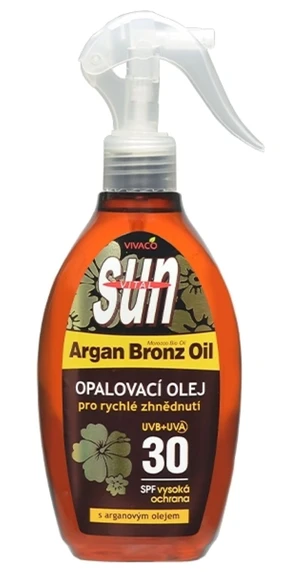 VIVACO Opaľovací olej s arganovým olejom SPF30 200 ml