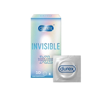 DUREX Invisible XL Kondomy 10 ks