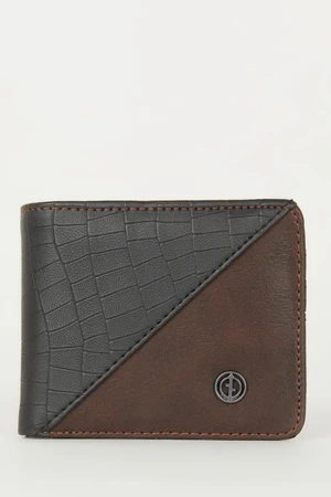 DEFACTO Men's Faux Leather Wallet