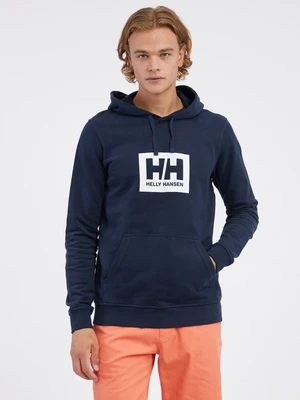 Helly Hansen HH Box Hoodie Helly Mikina Modrá