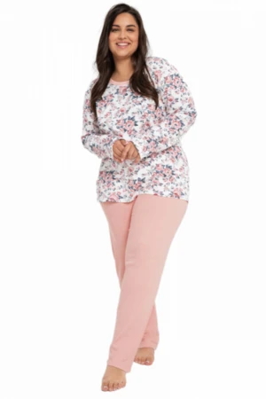 Taro Gardenia 3021 Z24 Dámské pyžamo plus size XXL ecru