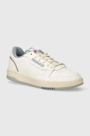 Kožené sneakers boty Reebok Classic Phase Court bílá barva, 100075017