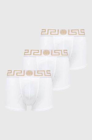 Boxerky Versace 3-pack pánské, bílá barva, AU10326 A232741