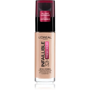 L’Oréal Paris Infaillible 32H Fresh Wear dlouhotrvající tekutý make-up odstín 130 True Beige 30 ml