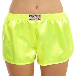 Women's shorts Styx classic rubber satin neon green