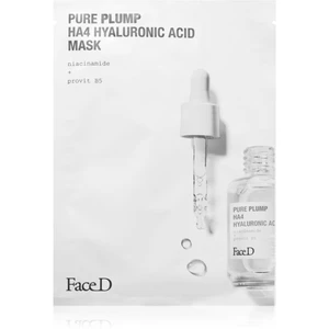 Face D Pure Plump HA4 plátenná maska s kyselinou hyalurónovou 17 ml