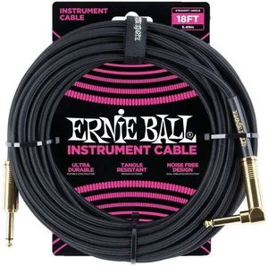 Ernie Ball P06086-EB Czarny 5,5 m Prosty - Kątowy