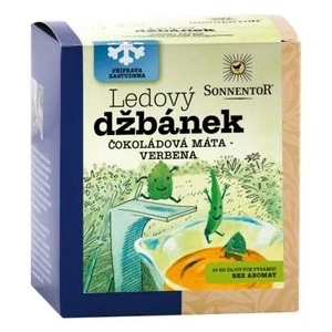 Ledový džbánek - máta a verbena, bylinný čaj BIO pyramida 16x2g