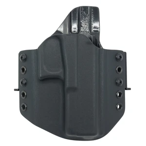 OWB Glock 17 - vnější pistolové pouzdro s polovičním SweatGuardem RH Holsters® – Černá (Farba: Čierna, Typ uchycení: SpeedLoops)