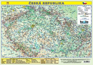 Česká republika Mapa A3 lamino - Petr Kupka