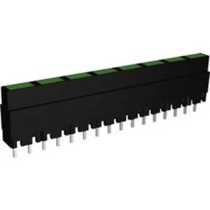 LED řádek 8nás. Signal Construct, ZALS 082, 9 mm, zelená