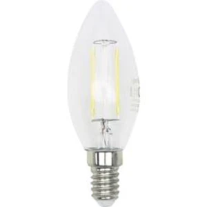 LED žárovka LightMe LM85264 230 V, E14, 4 W = 40 W, teplá bílá, A++ (A++ - E), tvar svíčky, stmívatelná, vlákno, 1 ks