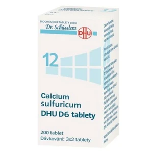 DR. SCHÜSSLERA Calcium sulfuricum DHU D6 No.12 200 tablet