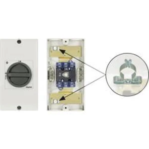 Servisní vypínač odblokovatelný Kraus & Naimer KG20 T103/D-A126 KL51V, 1 x 90 °, černá, 1 ks