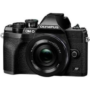 Digitální fotoaparát Olympus OM-D E-M10 Mark IV 1442 EZ Pancake Kit (EZ), 21.8 Megapixel, černá