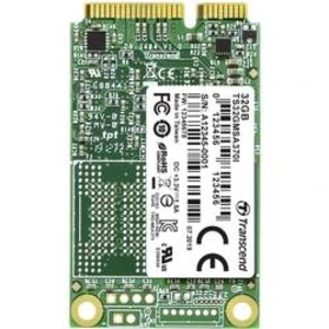 Interní mSATA SSD pevný disk 32 GB Transcend MSA370I Retail TS32GMSA370I SATA 6 Gb/s