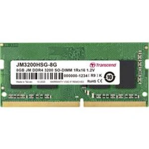 RAM modul pro notebooky Transcend JetRam JM3200HSG-8G 8 GB 1 x 8 GB DDR4-RAM 3200 MHz