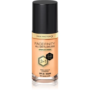 Max Factor Facefinity All Day Flawless dlouhotrvající make-up SPF 20 odstín 70 Warm Sand 30 ml