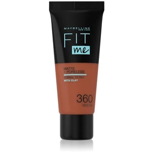 MAYBELLINE NEW YORK Fit Me! Matte+Poreless matující make-up pro normální a mastnou pleť odstín 360 Mocha 30 ml