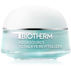 Biotherm Aquasource Total Eye Revitalizer oční péče proti otokům a tmavým kruhům s chladivým účinkem 15 ml