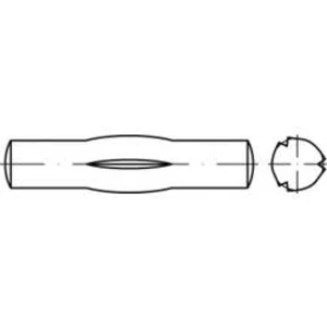 Částečně rýhovaný válcový kolík TOOLCRAFT N/A, ISO 8742, 250 ks