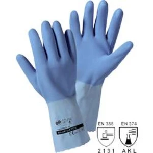 Pracovní rukavice L+D blauw latex 1489-XL, velikost rukavic: 10, XL