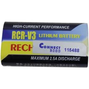 Náhradní baterie pro kamery Conrad Energy RCR-V3, 3 V, 1100 mAh