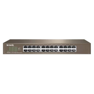 Switch Tenda TEG1024D gigabitový ethernet switch • štandardy EIEEE 802.3, IEEE 802.3u, IEEE 802.3x, IEEE 802.3ab • 24 portov • rýchlosti 10/100/1 000 