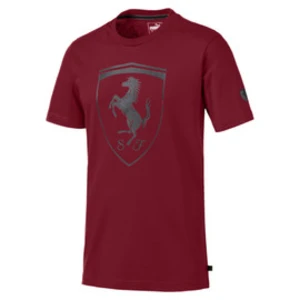 Ferrari Big Shield Tee Rhubarb