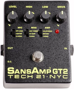 Tech 21 SansAmp GT2 Gitarreneffekt