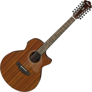 Ibanez AE2912-LGS Natural 12-strunová elektroakustická gitara