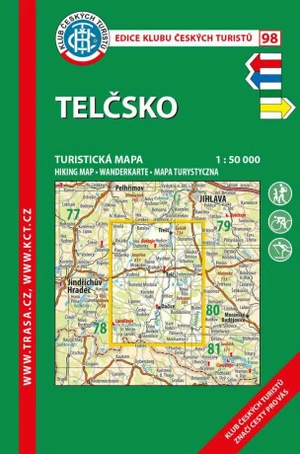 KČT 98 Telčsko 1:50 000