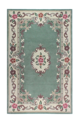 Ručně všívaný kusový koberec Lotus premium Green-120x180