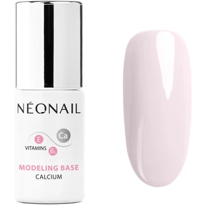 NEONAIL Modeling Base Calcium podkladový lak pre gélové nechty s vápnikom odtieň Basic Pink 7,2 ml