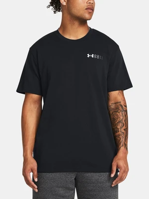 Under Armour Tričko UA HW LC LOGO REPEAT SS-BLK - Pánské