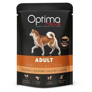 OPTIMA NOVA Dog Adult Salmon kapsa pro psy 300 g