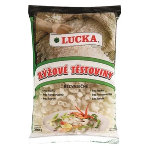 LUCKA Těstoviny rýžové kolínka 300 g