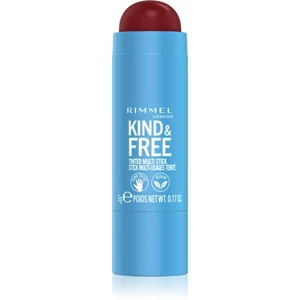 Rimmel Kind & Free multifunkčné líčidlo na oči, pery a tvár odtieň 005 Berry Sweet 5 g